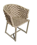 Poltrona Golden em tricô náutico