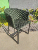 Poltrona Golden em tricô náutico