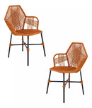 Kit 2 Cadeiras Tropicália em Corda Náutica