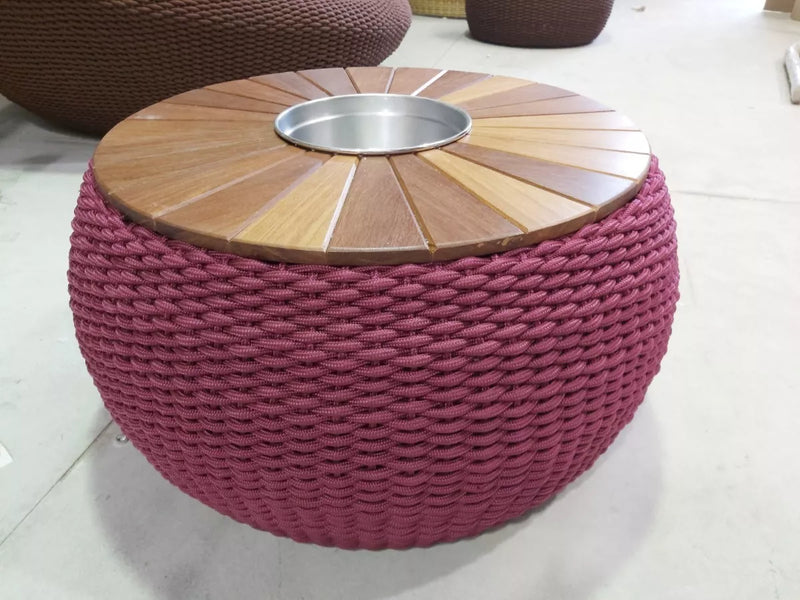 Mesa Viena em Corda Náutica com Champanheira