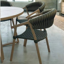 Kit com 2 Cadeiras Marbella em Tricô Náutico