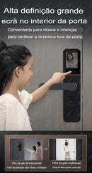 Fechadura Eletrônica Digital Wi-Fi com Câmera e Biometria