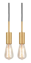 2 Luminárias Pendentes Infinite Golden