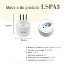 Adaptador Tomada Inteligente Wifi  App Alexa Google Assistant