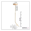 Luminaria Pendente de teto luxe