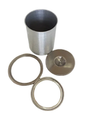 Lixeira Embutida Inox 304 3 Litros 15x25 CM