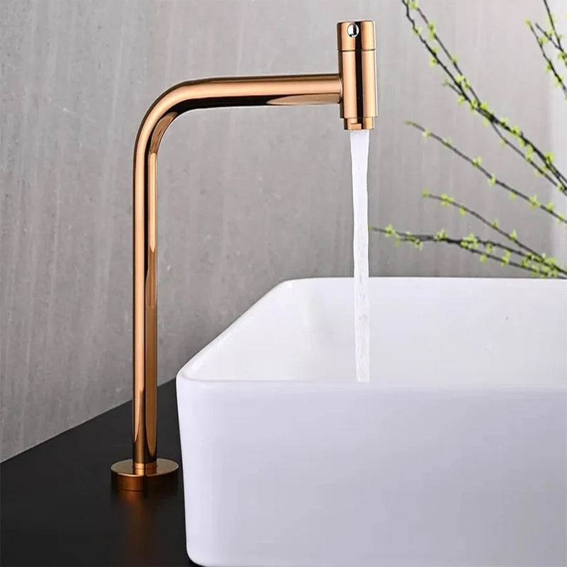 Torneira para Banheiro Lavabo 90 Graus Rosé Gold