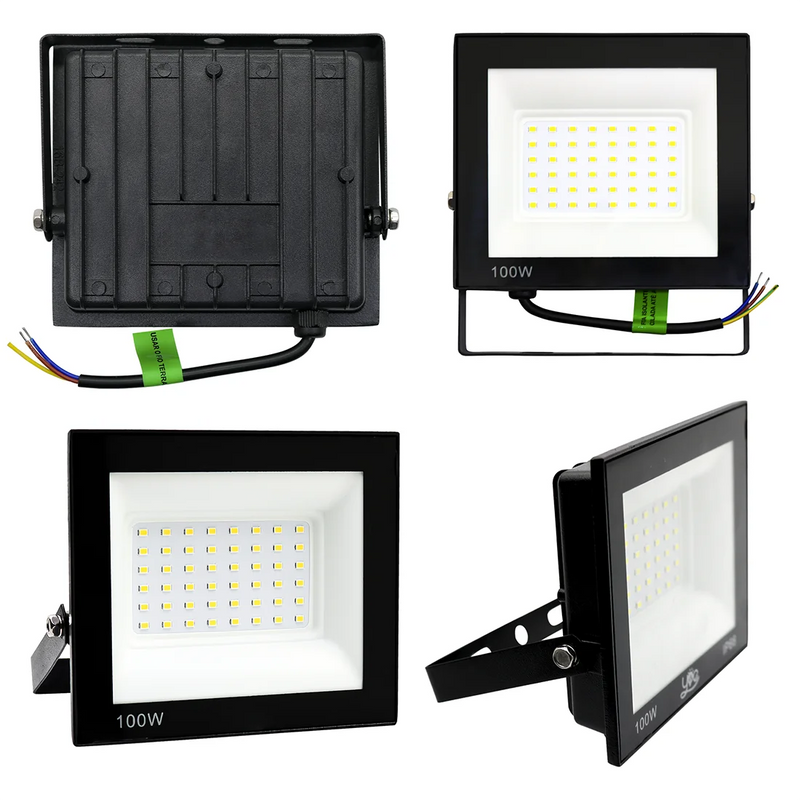 Refletor de Led 100W Bivolt ,Impermeável Luz Branca, amarela ou verde