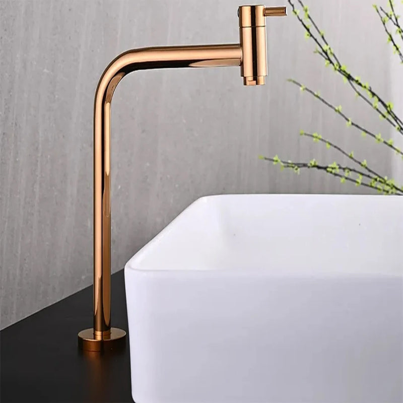 Torneira para Banheiro Lavabo 90 Graus Rosé Gold