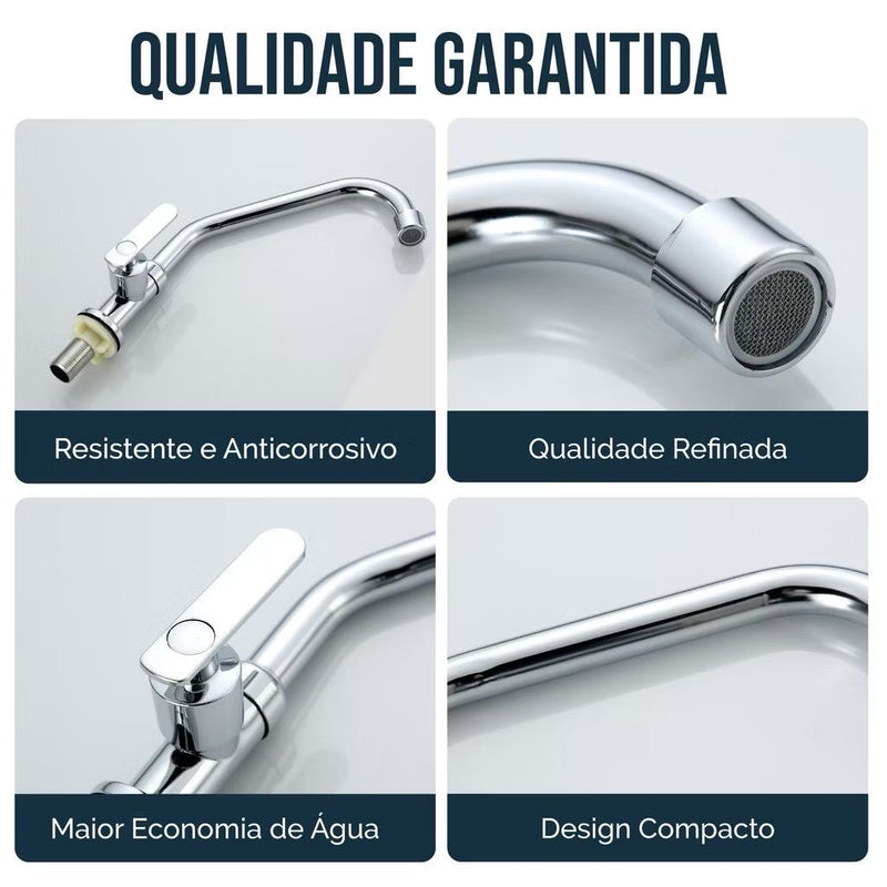 MEGAPROMOÇÃO! 6 produtos pelo preço de um! Pia Gourmet de cozinha em Aço Inox com Acessórios 50x40cm + Torneira premium