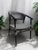 Kit com 2 Cadeiras Marbella em Tricô Náutico