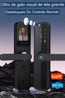 Fechadura Eletrônica Digital Wi-Fi com Câmera e Biometria