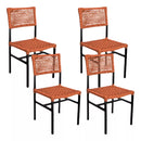 Kit 4 Cadeiras Itália em Corda Náutica