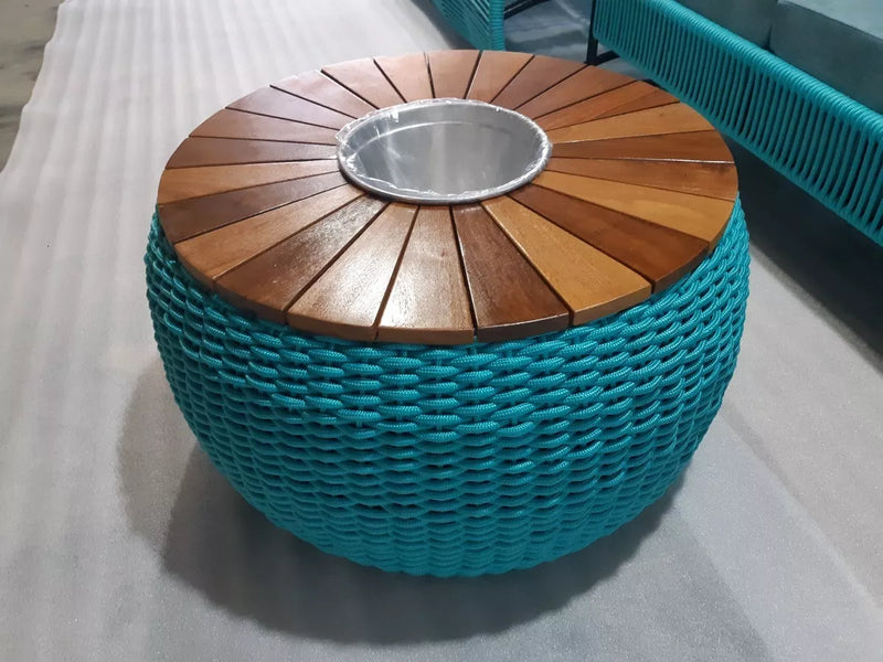Mesa Viena em Corda Náutica com Champanheira