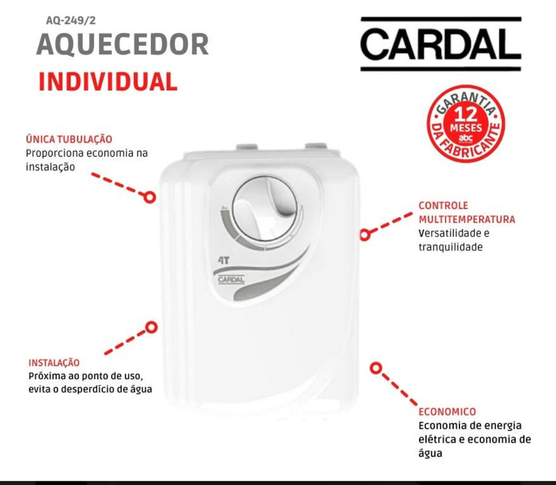 Aquecedor alta pressão Cardal 220v