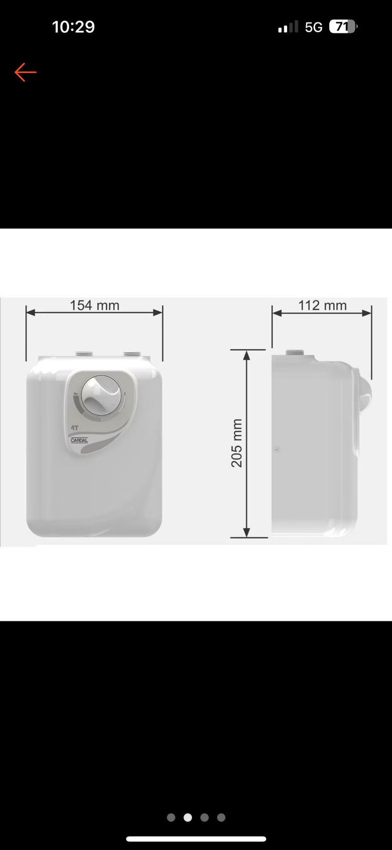 Aquecedor alta pressão Cardal 220v