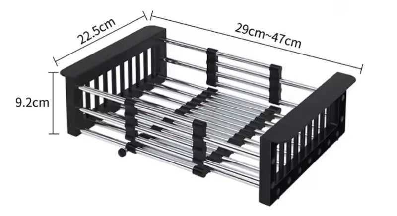 MEGAPROMOÇÃO! Rack Gourmet de Pia de cozinha, escorredor acoplável