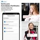 Fechadura eletrônica inteligente Tuya com impressão digital
