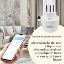 Adaptador Tomada Inteligente Wifi  App Alexa Google Assistant