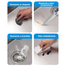 MEGAPROMOÇÃO! Cuba Gourmet Inox com Acessórios Prata / Preto (3 tamanhos)