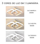 Luminária de teto Sobreposta Bivolt Led