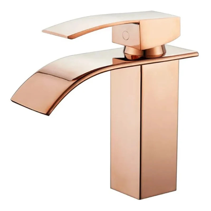 Torneira Premium Rose Gold quente/fria monocomando