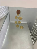 Lustre Pendente 8 Globos Âmbar